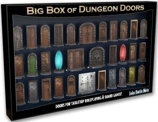 Loke Battle Mats: Big Box of Dungeon Doors image 0